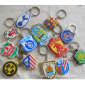 Promotional Cheap Custom 3D Soft PVC Keyring For Team Gift